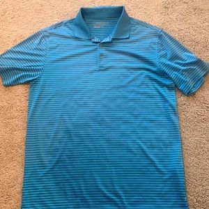 Nike Golf Dri Fit polo Medium. Blue